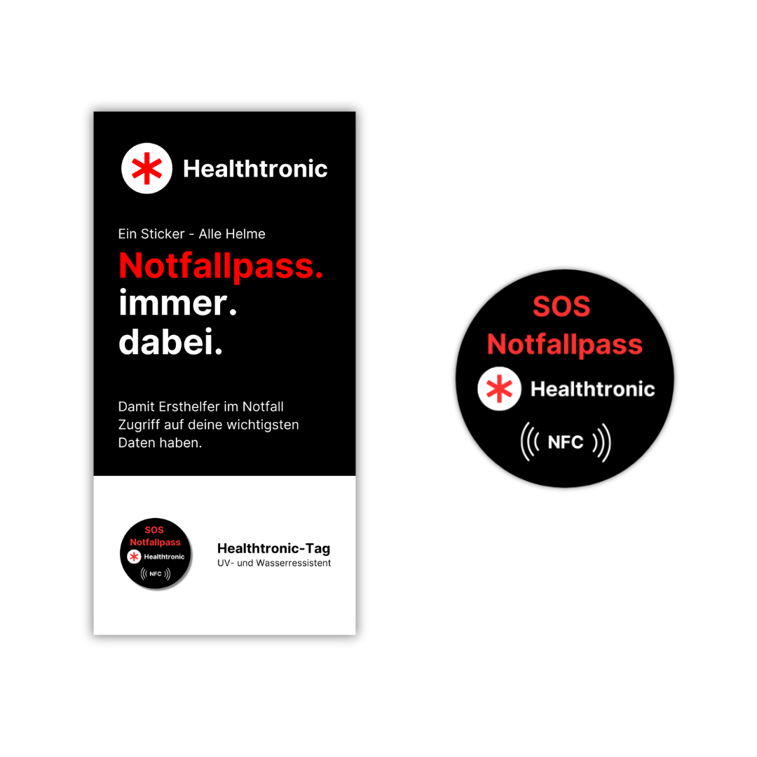 Healthtronic NFC-Notfallpass – Dein unsichtbarer Lebensretter